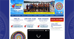 Desktop Screenshot of ibewlocal303.com